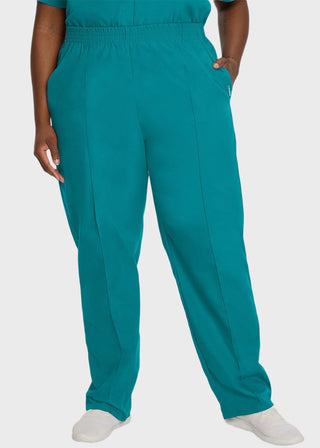 Landau Women Classic Fit Elastic Waist Tall Medical Scrub Pants