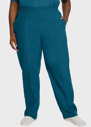 Landau Women Classic Fit Elastic Waist Tall Medical Scrub Pants