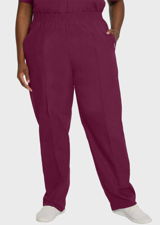 Landau Women Classic Fit Elastic Waist Tall Medical Scrub Pants