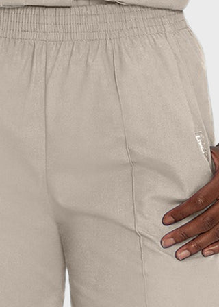 Landau Women Classic Fit Elastic Waist Tall Medical Scrub Pants