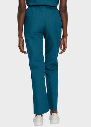 Landau Women Cargo Petite Elastic Waistband Scrub Pants