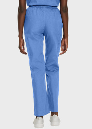 Landau Women Cargo Petite Elastic Waistband Scrub Pants