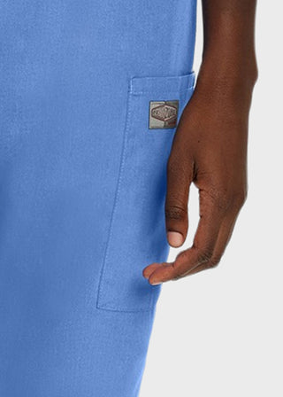 Landau Women Cargo Petite Elastic Waistband Scrub Pants