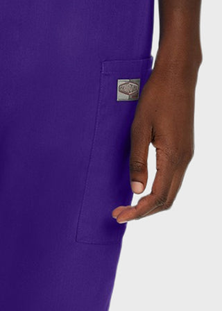 Landau Women Cargo Petite Elastic Waistband Scrub Pants