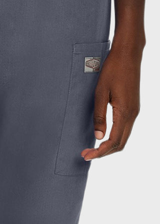 Landau Women Cargo Petite Elastic Waistband Scrub Pants