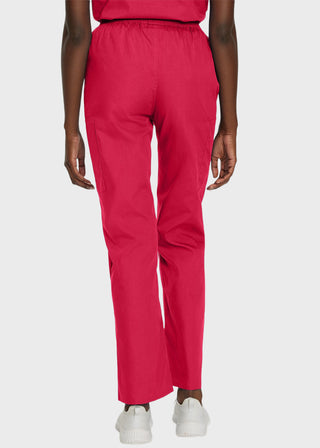 Landau Women Cargo Petite Elastic Waistband Scrub Pants