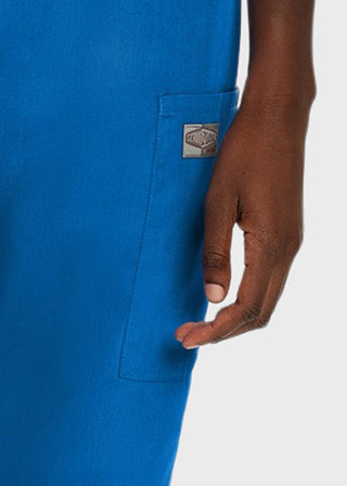 Landau Women Cargo Petite Elastic Waistband Scrub Pants