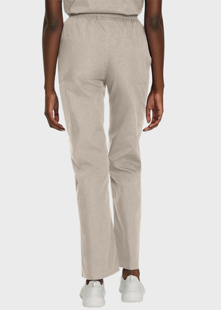 Landau Women Cargo Petite Elastic Waistband Scrub Pants
