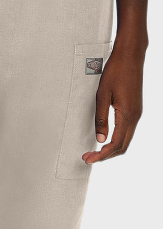 Landau Women Cargo Petite Elastic Waistband Scrub Pants