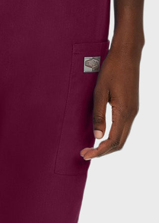 Landau Women Cargo Petite Elastic Waistband Scrub Pants