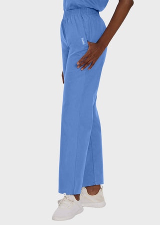 Landau Ladies Petite Classic Relaxed Elastic Waist Scrub Pants