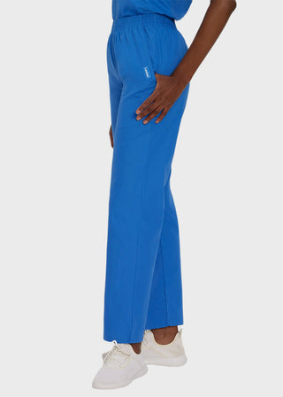 Landau Ladies Petite Classic Relaxed Elastic Waist Scrub Pants