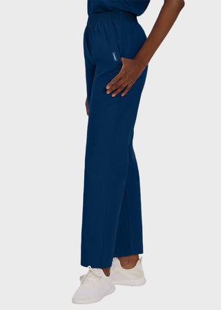 Landau Ladies Petite Classic Relaxed Elastic Waist Scrub Pants