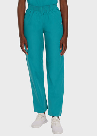 Landau Ladies Petite Classic Relaxed Elastic Waist Scrub Pants