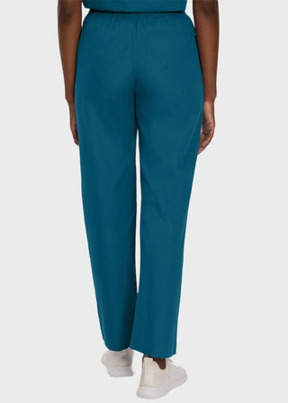 Landau Ladies Petite Classic Relaxed Elastic Waist Scrub Pants