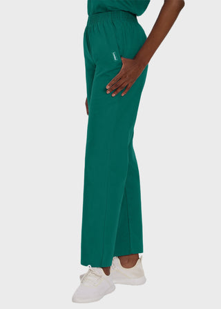 Landau Ladies Petite Classic Relaxed Elastic Waist Scrub Pants