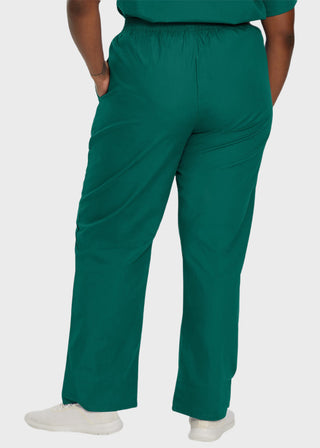 Landau Ladies Petite Classic Relaxed Elastic Waist Scrub Pants