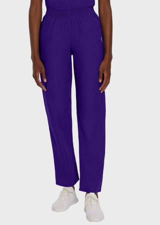 Landau Ladies Petite Classic Relaxed Elastic Waist Scrub Pants