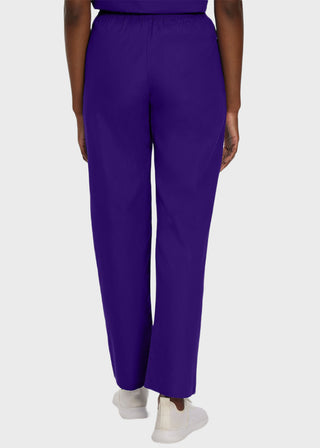 Landau Ladies Petite Classic Relaxed Elastic Waist Scrub Pants