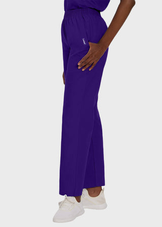 Landau Ladies Petite Classic Relaxed Elastic Waist Scrub Pants