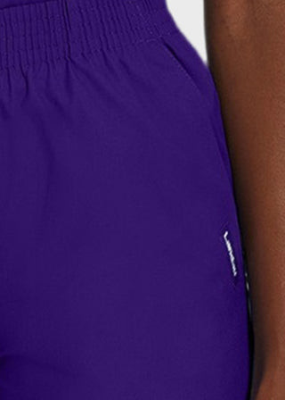 Landau Ladies Petite Classic Relaxed Elastic Waist Scrub Pants