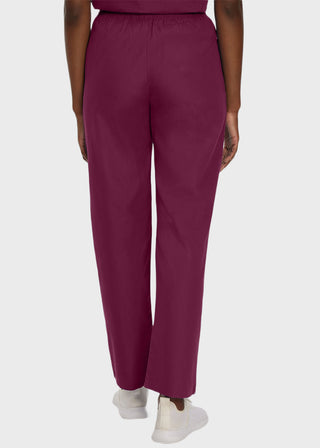 Landau Ladies Petite Classic Relaxed Elastic Waist Scrub Pants