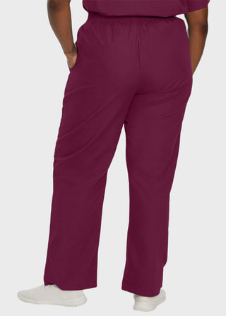 Landau Ladies Petite Classic Relaxed Elastic Waist Scrub Pants