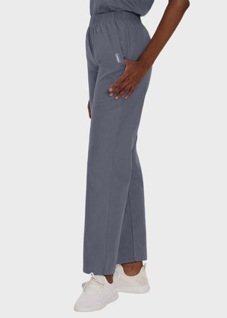 Landau Ladies Petite Classic Relaxed Elastic Waist Scrub Pants
