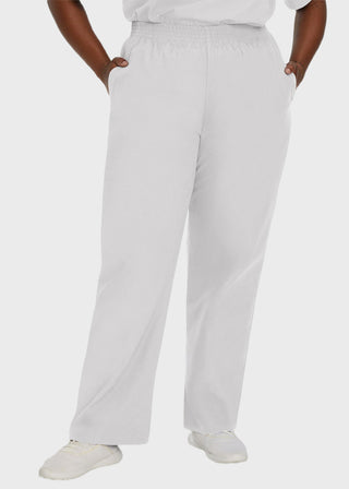 Landau Ladies Petite Classic Relaxed Elastic Waist Scrub Pants
