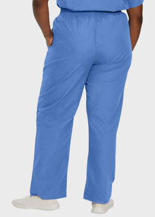 Landau Women Two Pocket Classic Tall Elastic Waist Scrub Pants