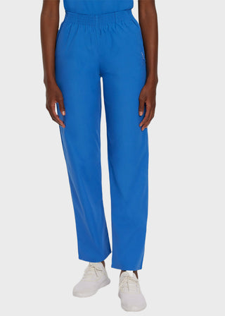 Landau Women Two Pocket Classic Tall Elastic Waist Scrub Pants