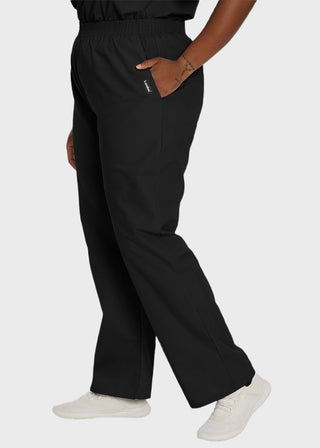Landau Women Two Pocket Classic Tall Elastic Waist Scrub Pants