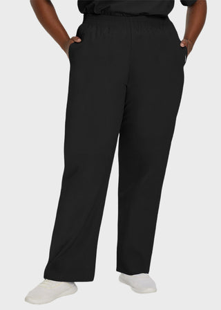 Landau Women Two Pocket Classic Tall Elastic Waist Scrub Pants