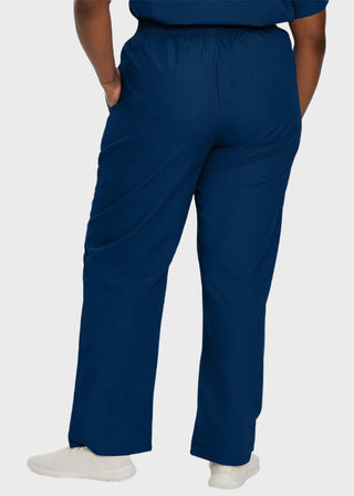 Landau Women Two Pocket Classic Tall Elastic Waist Scrub Pants