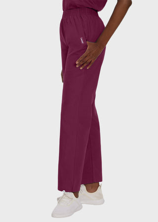 Landau Women Two Pocket Classic Tall Elastic Waist Scrub Pants
