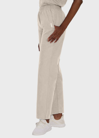 Landau Women Two Pocket Classic Tall Elastic Waist Scrub Pants