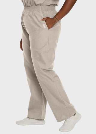 Landau Women Two Pocket Classic Tall Elastic Waist Scrub Pants