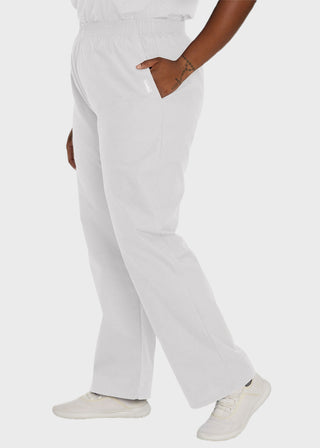 Landau Women Two Pocket Classic Tall Elastic Waist Scrub Pants