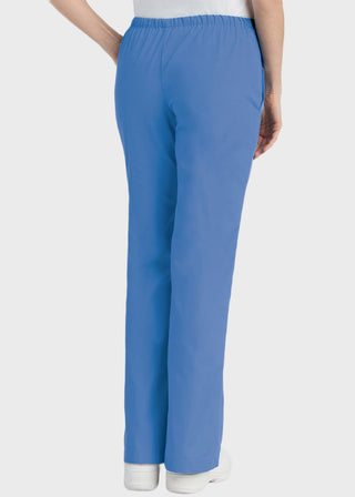 Landau Women Drawstring Flare Leg Medical Scrub Pants