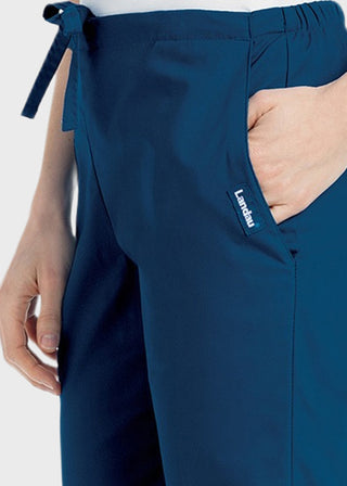 Landau Women Drawstring Flare Leg Medical Scrub Pants