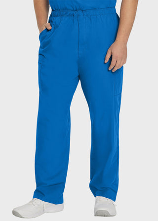 Landau Platinum Men's Cargo Pockets Elastic Waist Medical Scrub Tall Pants