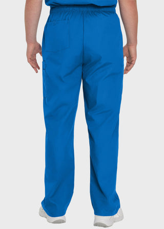 Landau Platinum Men's Cargo Pockets Elastic Waist Medical Scrub Tall Pants
