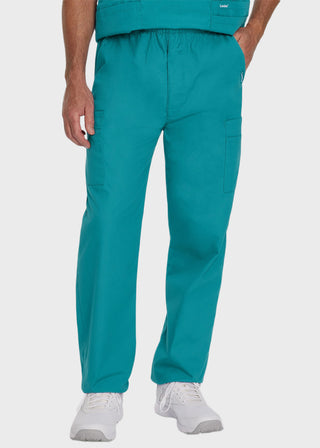 Landau Platinum Men's Cargo Pockets Elastic Waist Medical Scrub Tall Pants