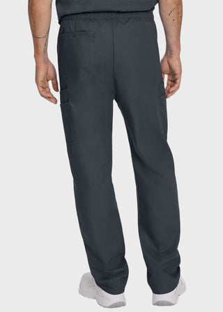 Landau Platinum Men's Cargo Pockets Elastic Waist Medical Scrub Tall Pants