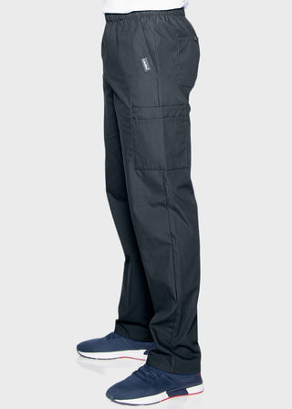 Landau Platinum Men's Cargo Pockets Elastic Waist Medical Scrub Tall Pants