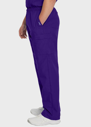 Landau Platinum Men's Cargo Pockets Elastic Waist Medical Scrub Tall Pants