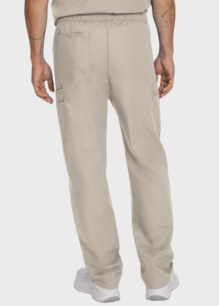 Landau Platinum Men's Cargo Pockets Elastic Waist Medical Scrub Tall Pants