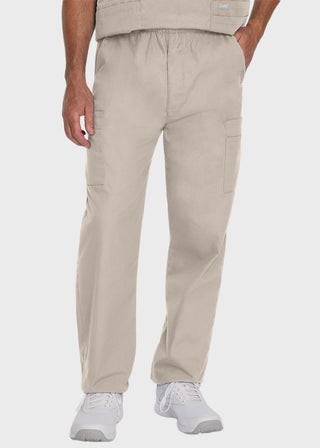 Landau Platinum Men's Cargo Pockets Elastic Waist Medical Scrub Tall Pants