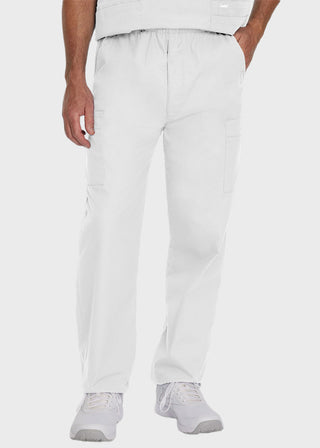 Landau Platinum Men's Cargo Pockets Elastic Waist Medical Scrub Tall Pants