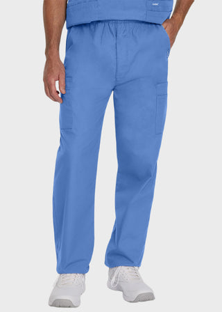 Landau Essentials Men's Straight-Leg Cargo Scrub Pants